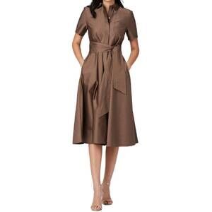 NEW TOCCIN megan midi dress in toffee